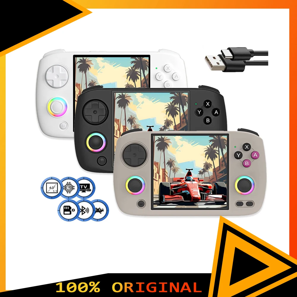 

ANBERNIC RG CubeXX Handheld Game Console 3.95” 720*720 IPS OCA 1:1 Screen 3800mAh H700 Linux System RGCUBEXX TV HD Out With APP