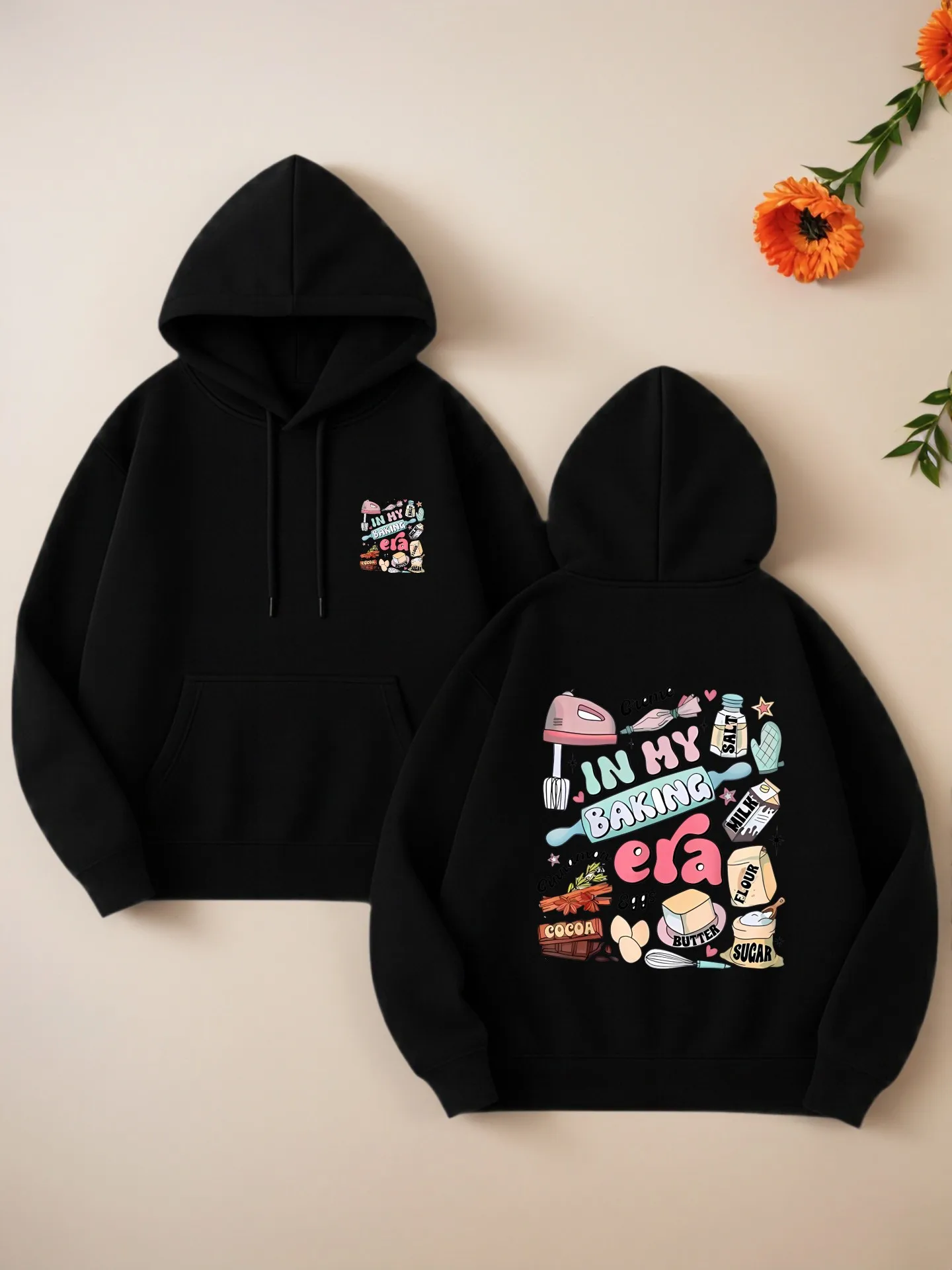Sweat à capuche graphique pour femmes, Style Y2K, imprimé mignon, mélange de coton, vêtements quotidiens décontractés, pour jeunes hommes