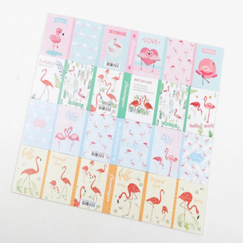 1pack cute Flamingo cartoon series sticky notes index note Convenient memo note pads stationery Sticker