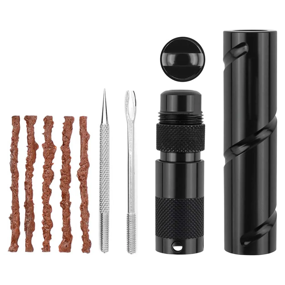 

Aluminum Alloy Bicycle Tire Repair Tool Set for Road Bikes Tubeless Tubeless Tire Puncture Repair Portable Kit