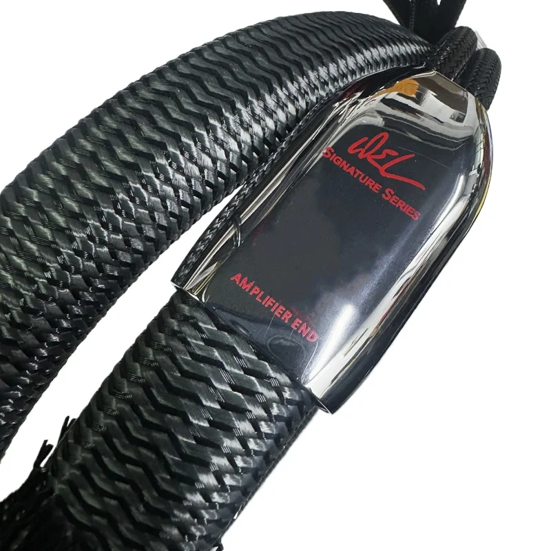 Hi-end WEL Signature Speaker Cable Solid Perfect-Surface Silver (PSS) Conductors Biwire HiFi Audio Amplifier Speaker Cable