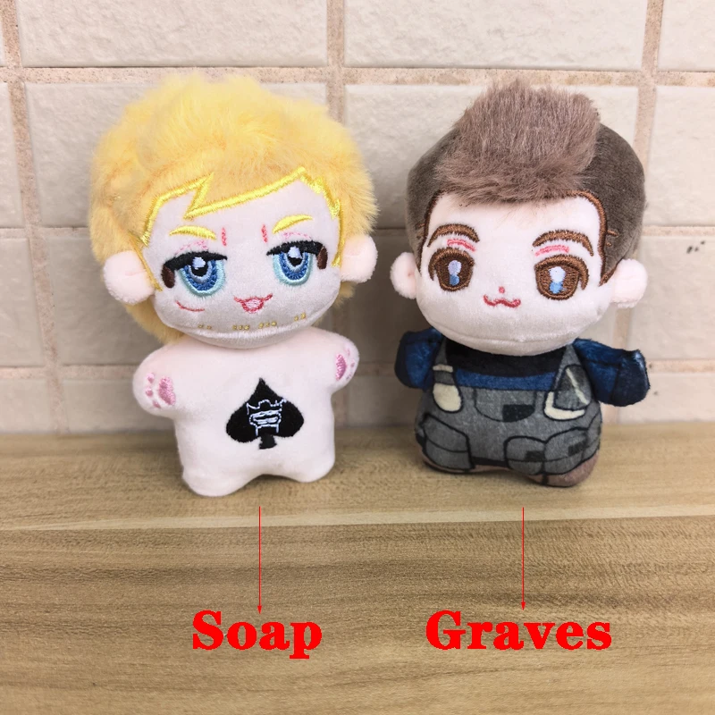 Latest 10cm Cosplay Character Philip Graves‌ / John MacTavish Soap Cartoon Plush Toys Anime Game Plushie Doll