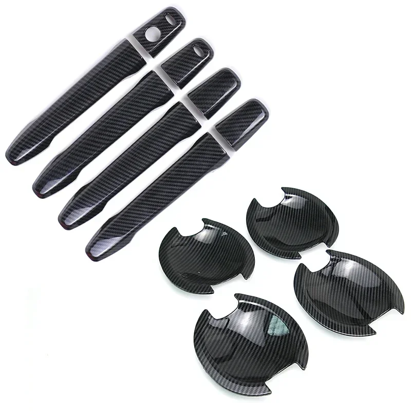 문짝 핸들 보호 커버 트림, 미쓰비시 랜서 X/lancer Evo 크롬 자동차 스타일링 Abs, 2008-2009- 2021 용