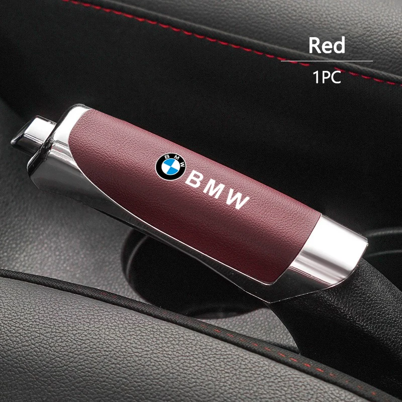 ABS 12.5x3.3cm Car Anti-Slip Handbrake Grip Protector Cover For BMW M Emblem E46 E36 E34 F10 E90 F30 E60 F30 E53 E30 E92 E87 view 5