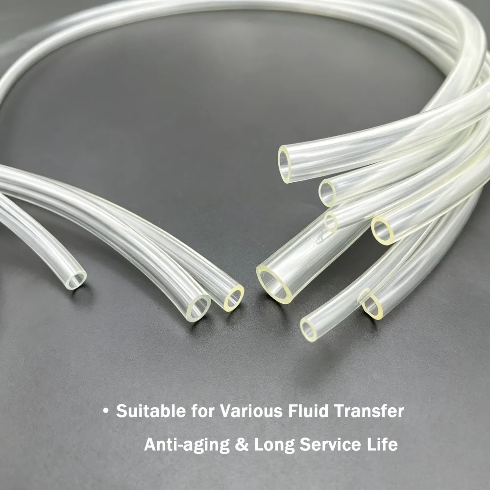 1/2/3/5M Transparent PVC Hose Flexible Plastic Water Tube ID 2-25mm for Aquarium Pump Garden Irrigation Fish Tank Pipe