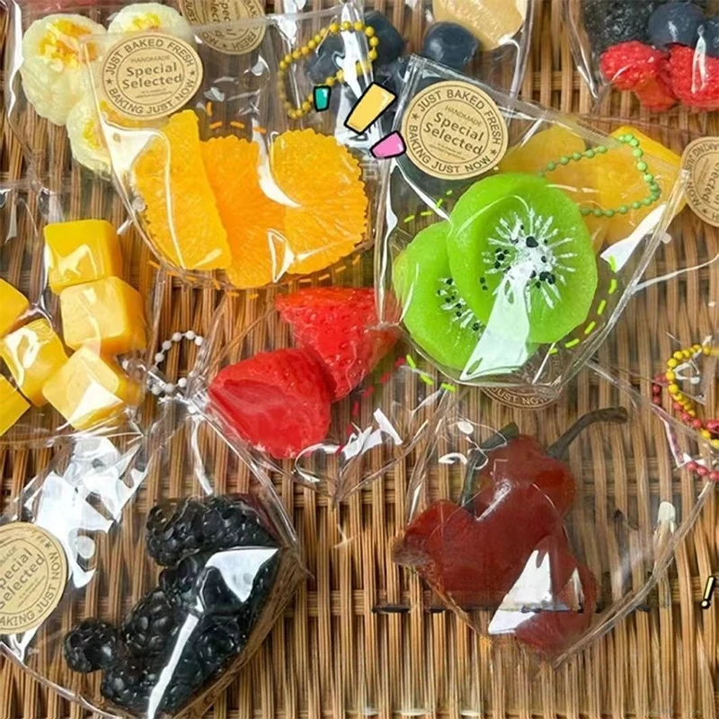 كرة إسفنجية مضادة للإجهاد للأطفال ، إسفنجية ، تخفيف الضغط على موتشي ، محاكاة ألعاب الفاكهة ، سلسلة المفاتيح بالضغط ، ألعاب الحفلات لتخفيف التوتر