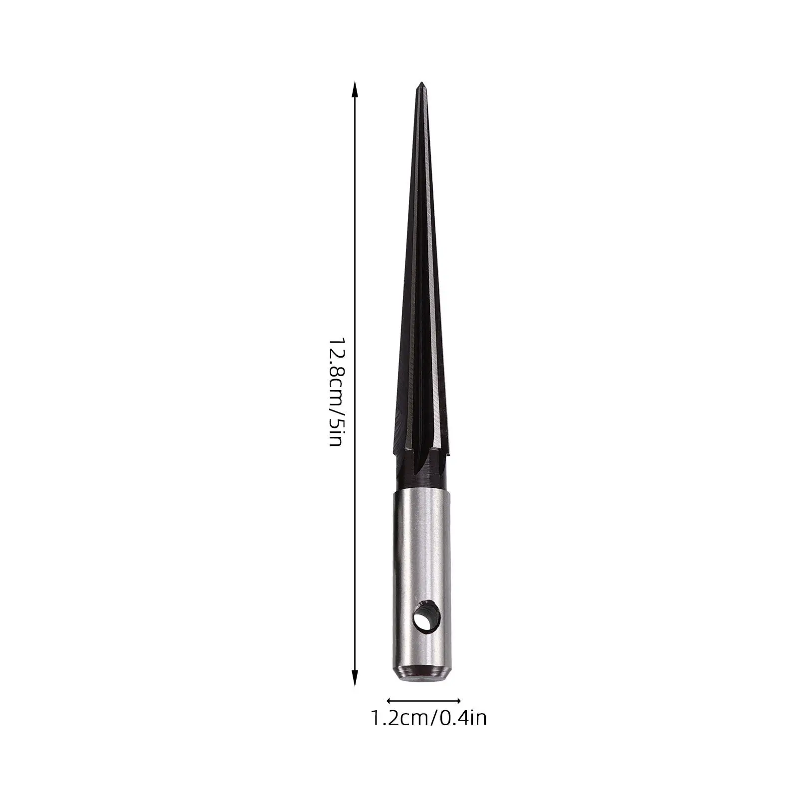 2pcs Steel Taper Reamer with T-Handle – Fluted Portable Tool for Wood Chamfering & Taper Hole Expansion