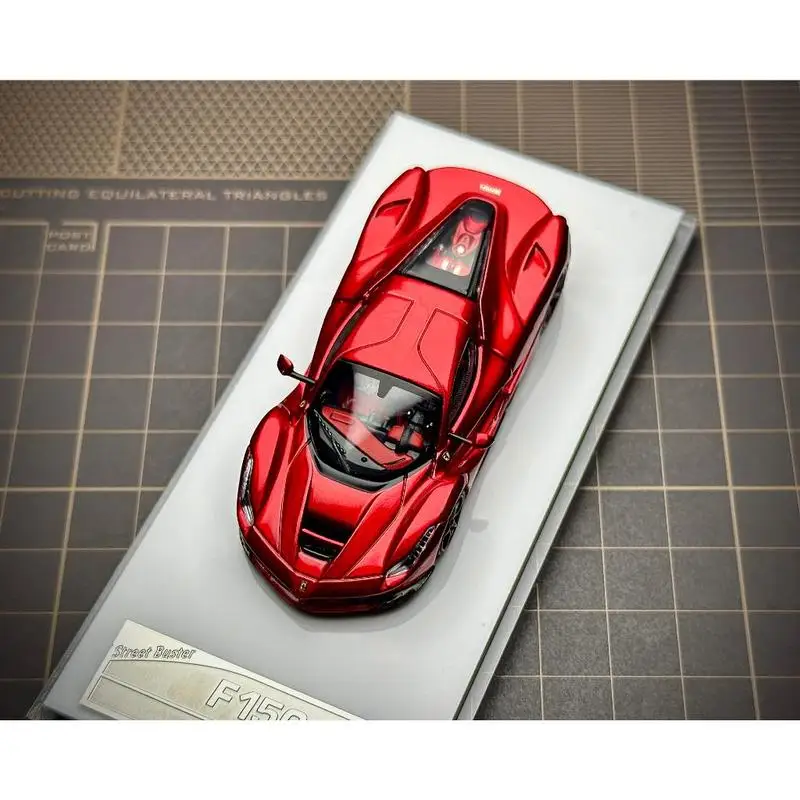 Street Buster 1/64 Ferrari LaFerrari F150 Lewis Hamilton 's personal car Diecast Car Model Alloy Simulation Collection Toy Gift view 5