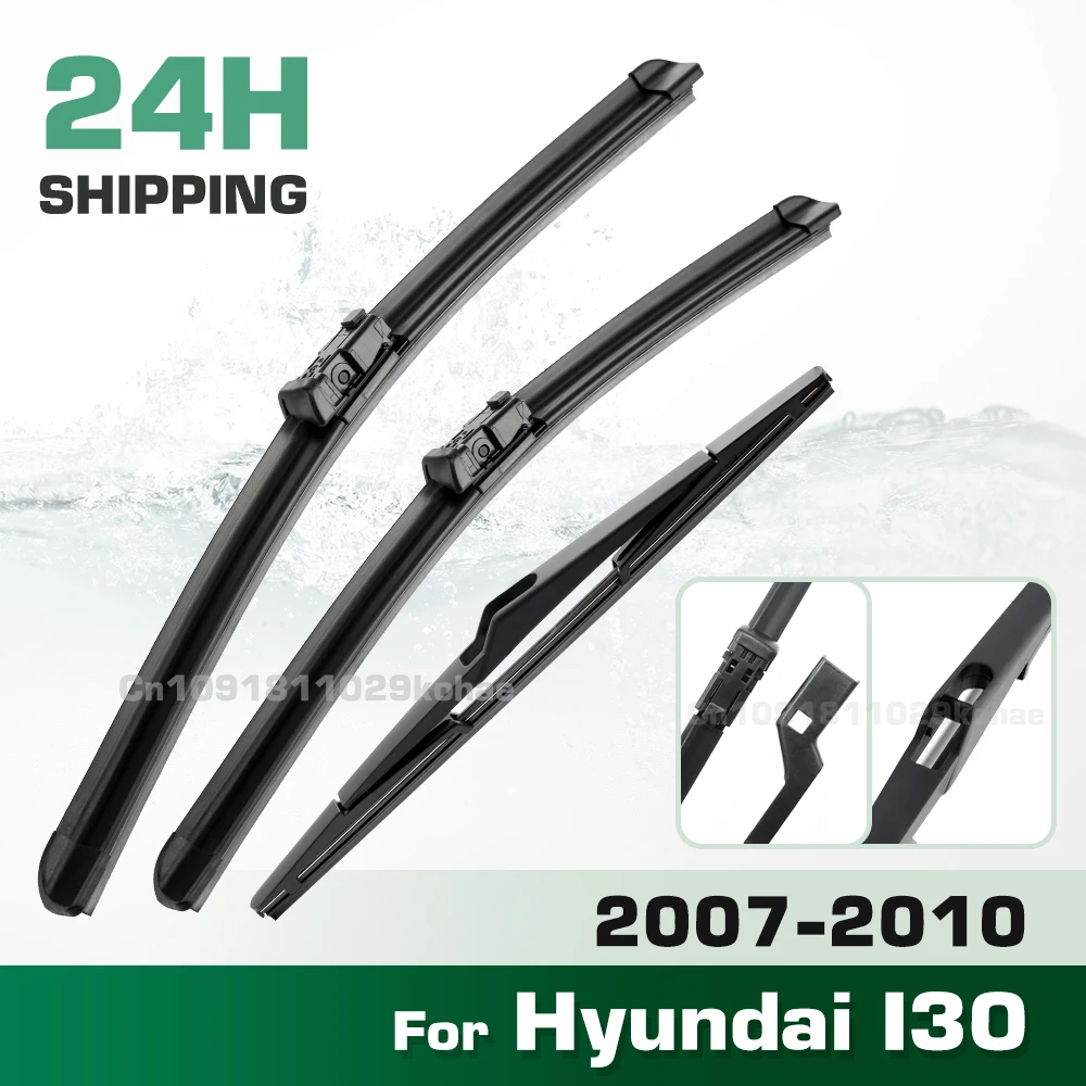 

GREATROAD Wiper LHD&RHD Front & Rear Wiper Blades Set For Hyundai I30 2007 - 2010 Windshield Windscreen Window Brushes