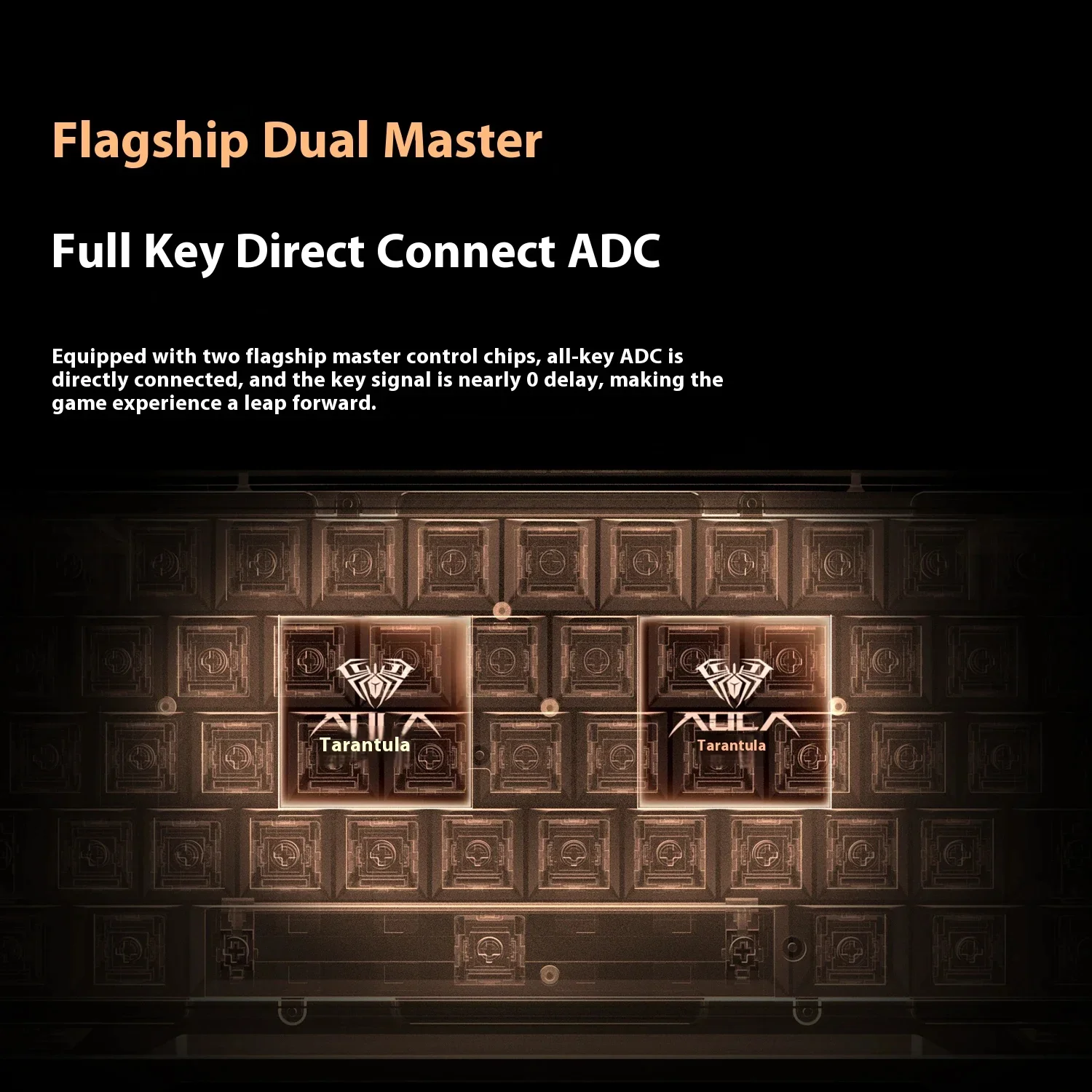 AULA MK60 Magnetic Switch Keyboard Wired Hot Swap RGB Mechanical Keyboard 0.001RT 0.108MS Customized Gaming Keyboards Giftss