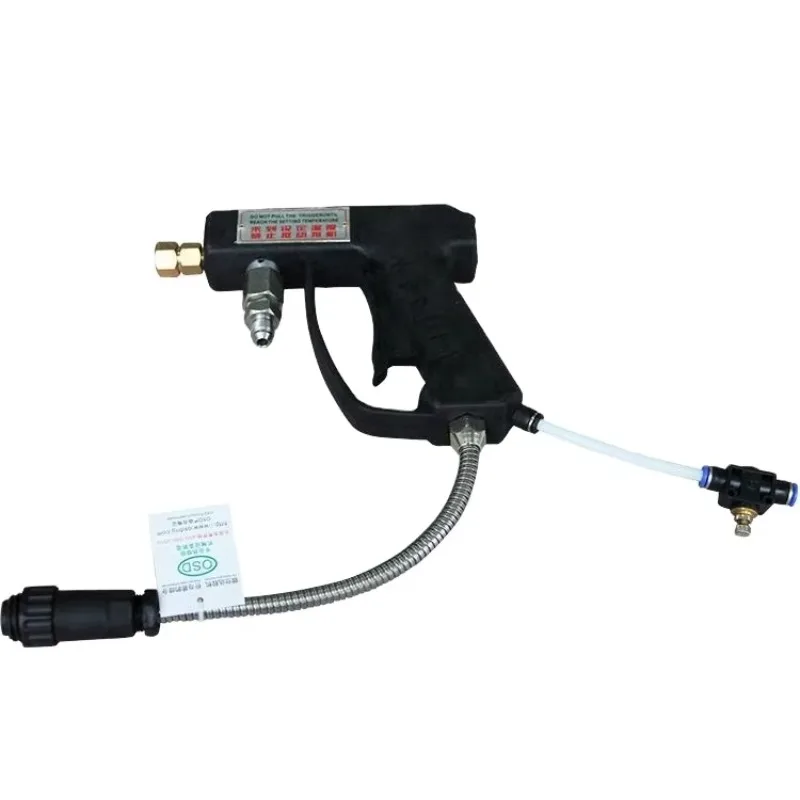 Pistola de pegamento de aire Industrial semiautomática, aplicador de pegamento frío con revestimiento de madera, con línea o boquilla de pulverización para adhesivo