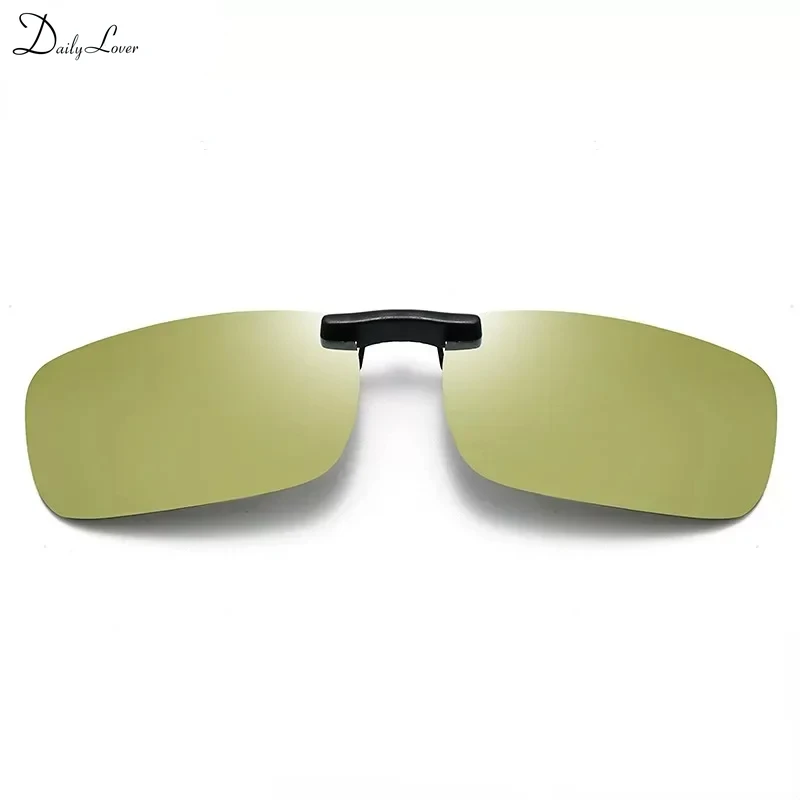 New Unisex Polarized Clip on Driving Glasses Sunglasses Day Vision UV400 Lens Driving Night Vision Riding Sunglasses Clip