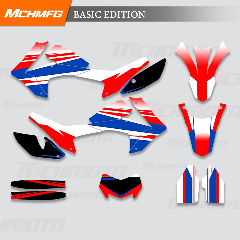 MCHMFG Custom Graphics Decal Sticker For HONDA CRF250L 2012 2013 2014 2015 2016 2017 2018 2019 2020 Number Name Custom ﻿