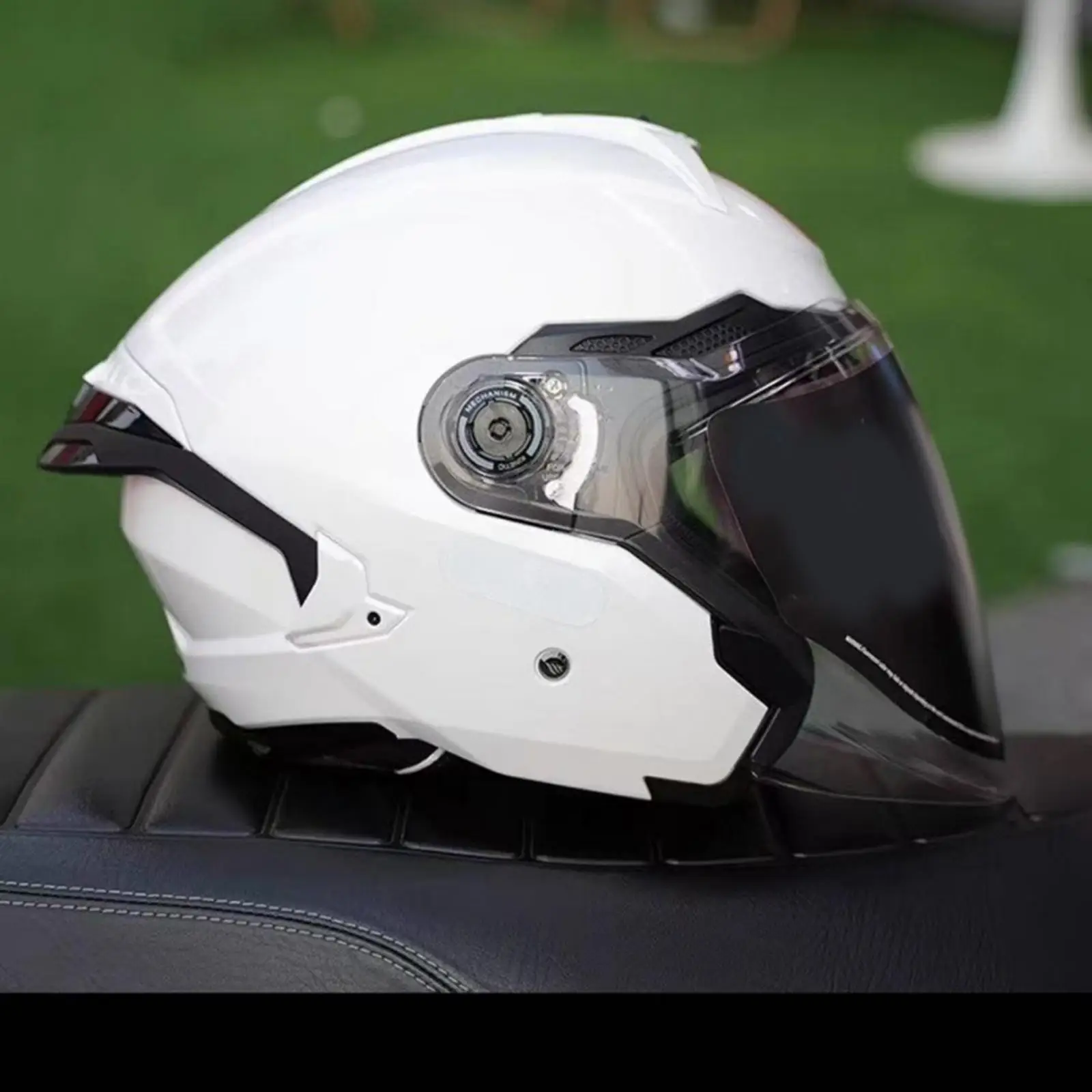 

Left and Right Helmet Visors Shield Base Premium Wear Resistant Plastic Universal Fit for MT COSMO SV