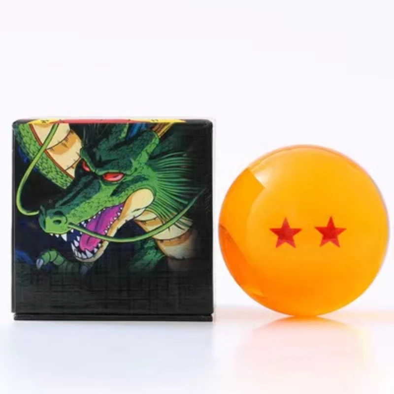 Anime Figure Dragon Ball 7.6cm Crystal Ball Big All Size Resin Sphere Model Collect Christmas Children Present Ornament Gift