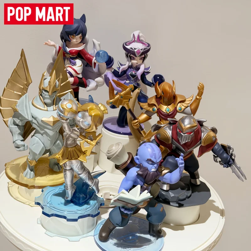 2026 Novedad POP MART League Of Legends Midlane Showdown Series Caja Sorpresa Figura de Acción Coleccionable Adorno Regalo para Fanáticos de Anime y Videojuegos