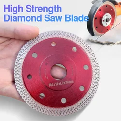 Diamond Saw Blade Disc, Pedra de corte seca e úmida, Disco de corte cerâmico para porcelana e cerâmica, 105mm, 115mm, 125mm