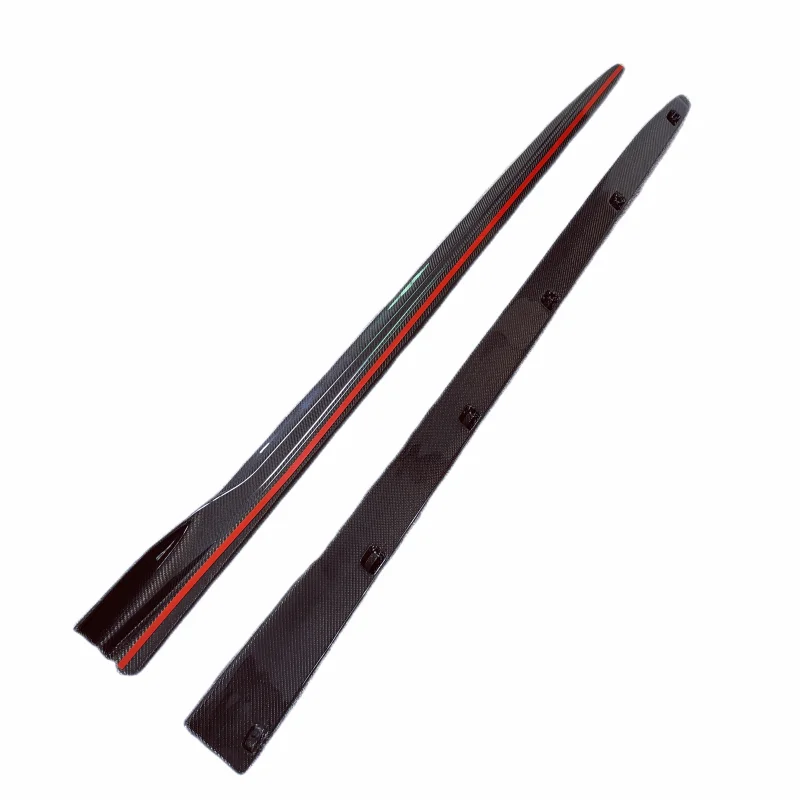 

A Pair of True Carbon Fiber a Style Side Skirts for the New BMW F98 X4M F97 X3M Body Kit with Front Lip and Rear Diffuser