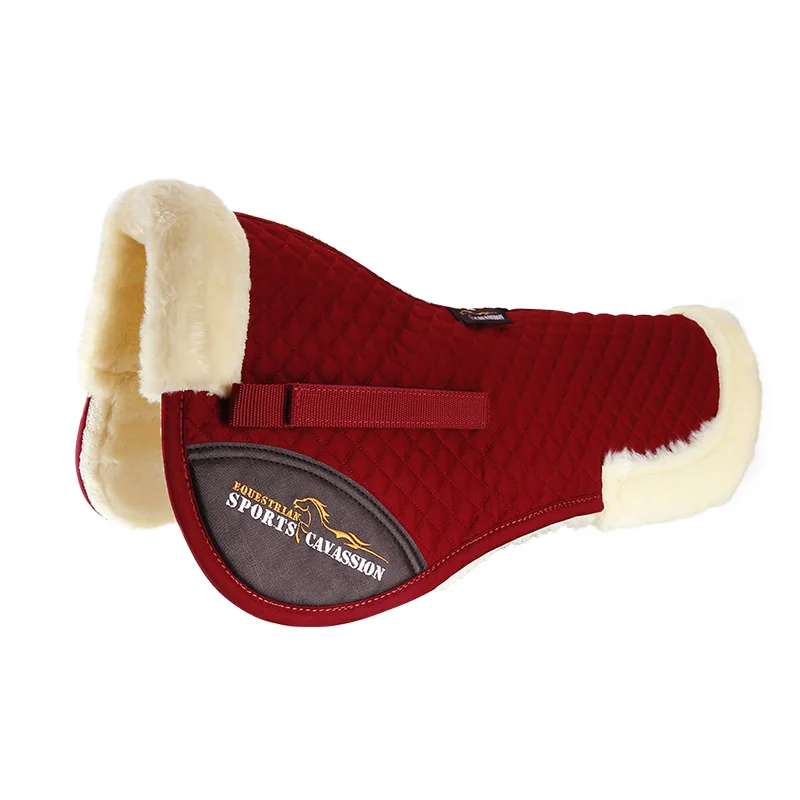 Fluffy and Thick Fluffy Shock-absorbing Balance Pad for Equestrian Riding Saddle Delicate and Soft Riding Gear