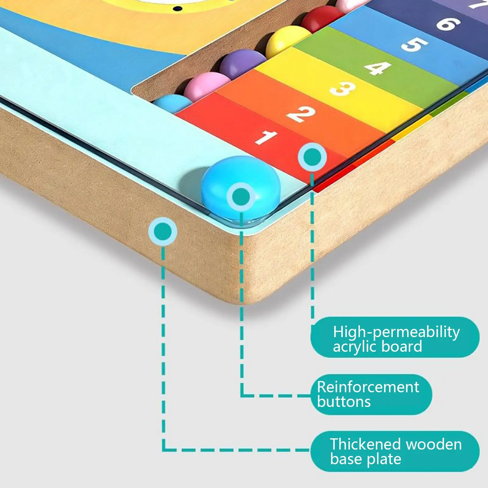 Math Board Games Kindergarten Preschool Learning Activities Educational Toy With Blocks Bead Play Resources For Home Classroom