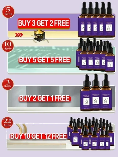 Imagen 2 del producto Aceite esencial para pérdida de peso rápida, 7 días, quema de grasa Natural, modelado completo del cuerpo, potente pérdida de peso, muslos del vientre para hombres y mujeres