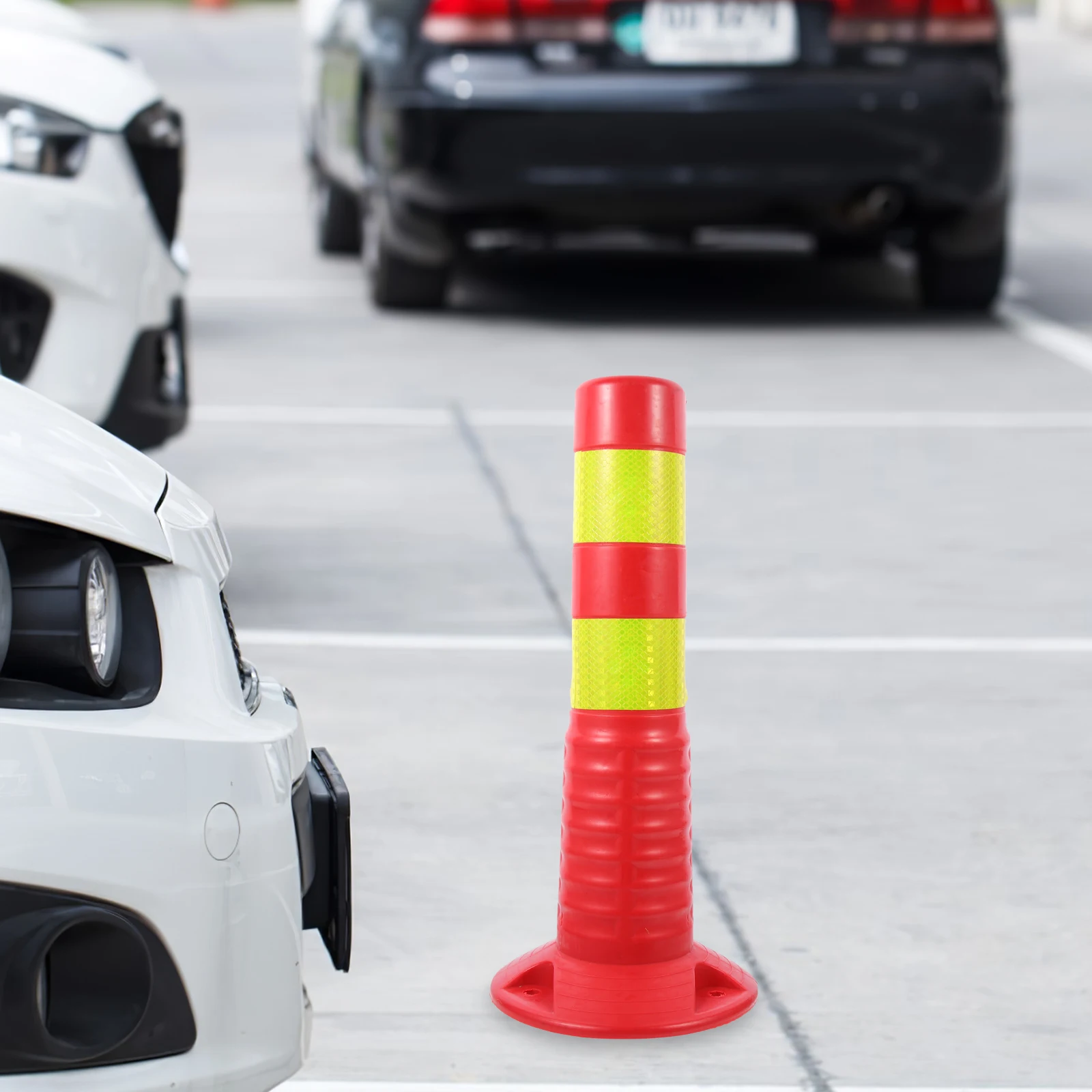 

Plastic Anti-collision Pile Crash Column Reflective Warning Road Traffic Barricade Post Safety Facility