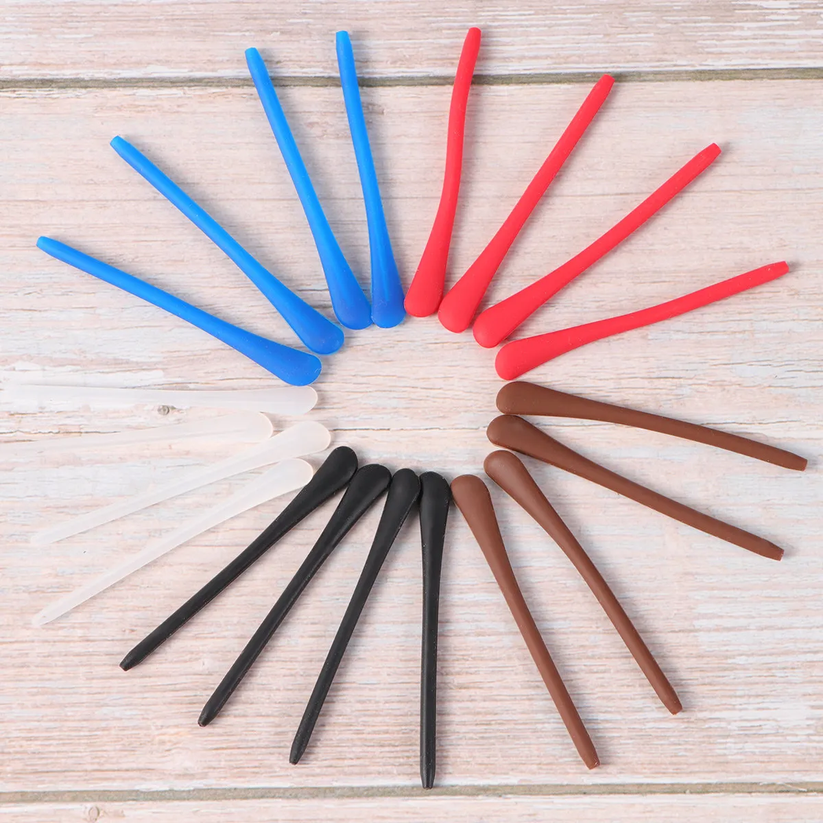 

10 пар гибких силиконовых накладок на дужки очков, сменные, нескользящие, экологичные, гипоаллергенные, для оправы очков