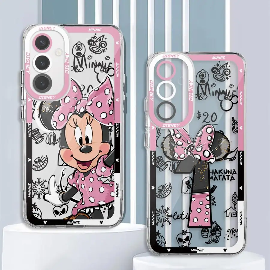 Disney Mouse Disney Minnie Cute phone Case for Galaxy A31 A50 A50s A51 4G A71 4G A21s A12 A52s 5G A22 A32 A52 A72 4G 5G