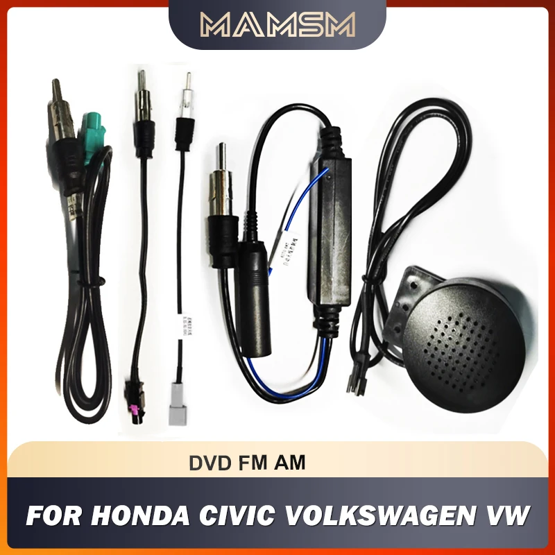 DVD FM AM For Honda Civic Volkswagen VW Radio Antenna 1M / 200MM Amplifier Extended Line Car Radio Android Multimedia Player