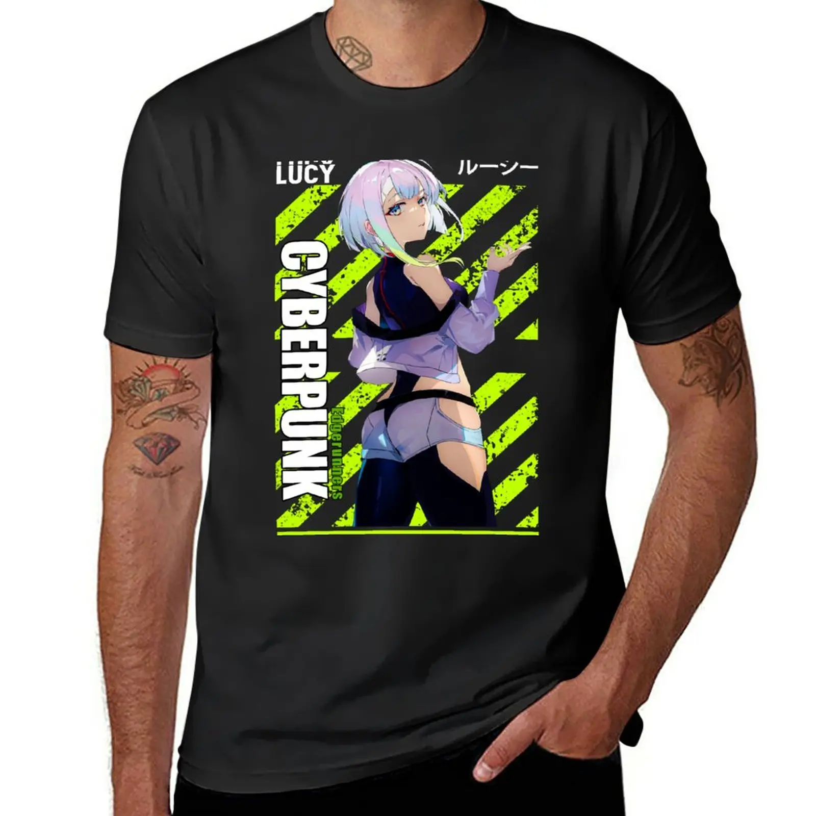 New Lucy - Cyberpunk T-Shirt tees plus size t shirts sweat shirt Men's t-shirts