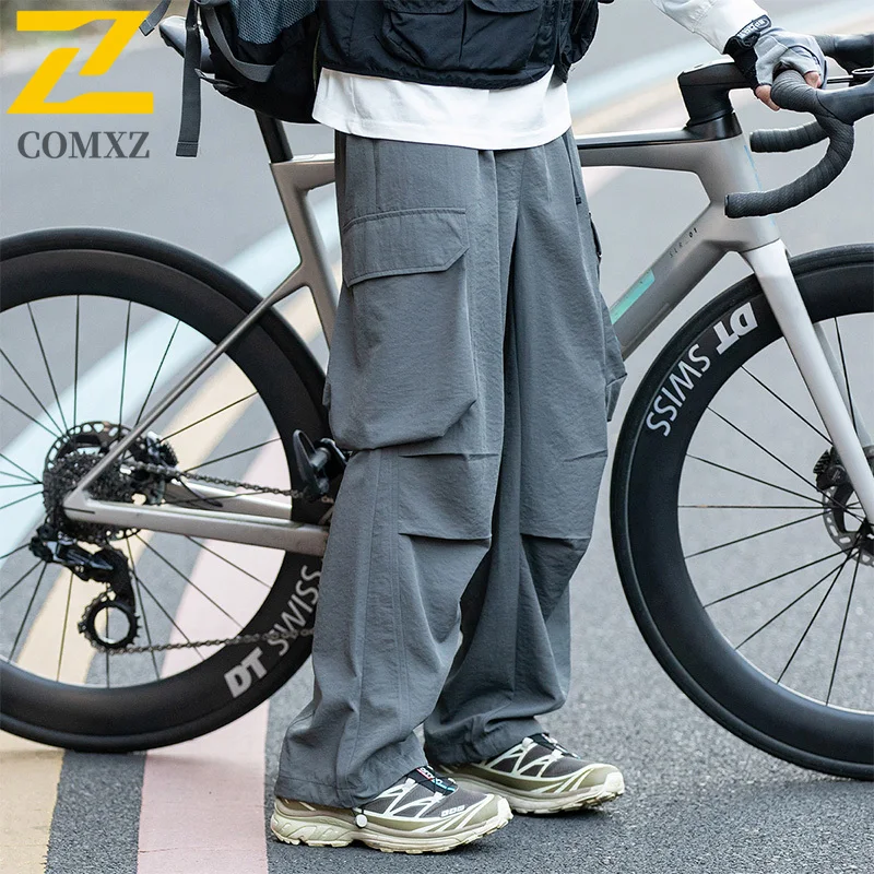 Men's Utility Cargo Pants 2025 New Autumn Vintage Soft Lightweight Trousers Loose Outdoor Camping  Adventure Comfort Pants