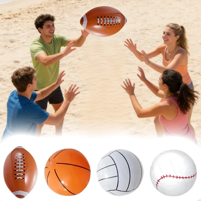 

Надувной пляжный бассейн-мяч для нескольких игр, водная игрушка для плавания, для вечеринок на заднем дворе, веселых летних игр на открытом воздухе, для детей и взрослых, большой размер