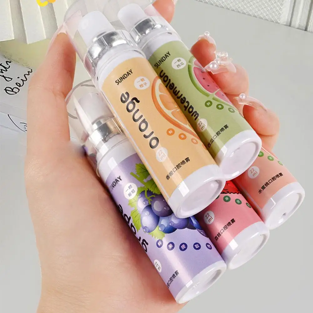 Portable Bad Breath Mouth Spray Fruit Fresheners Mouth Spray Oral Spray Health Non-irritating Dating Mouthwash Freshener Care