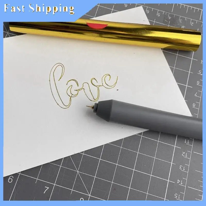 Stamping Pen Hot Heated Foil Pens Set USB Heat Foil Pen For Scrapbooking Tool Kits Hot Foil Roll Drawing Pen