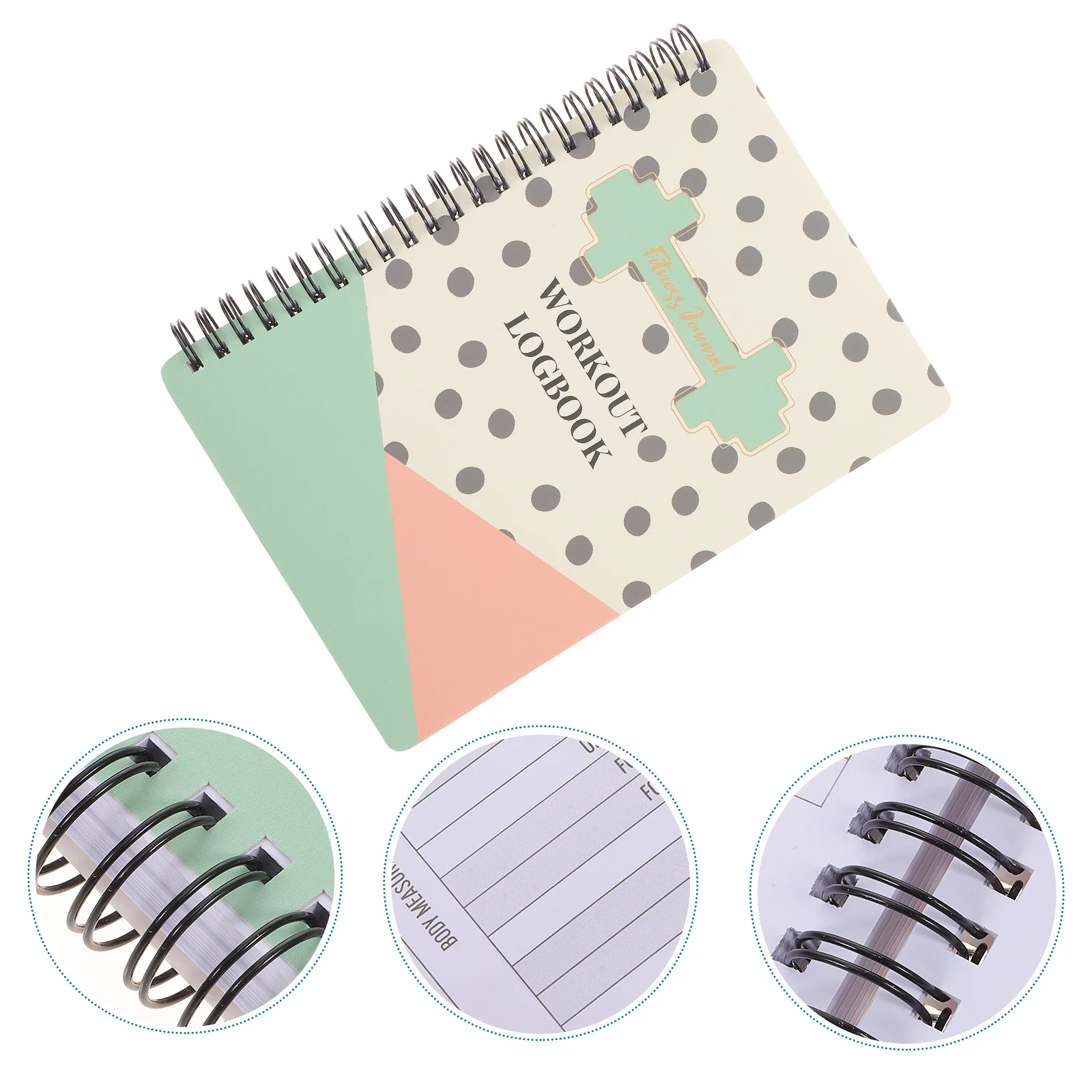 Cuaderno de entrenamiento para mujer, cuaderno de Fitness, planificador para gimnasio, diario de levantamiento de pesas, registro de bolsillo