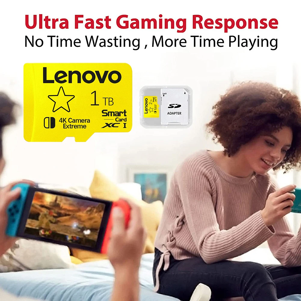 

Lenovo High Speed Memory Card for Nintendo Switch 2TB 128GB Class 10 V60 TF Card 1TB Mini SD 512GB Micro SD 256GB