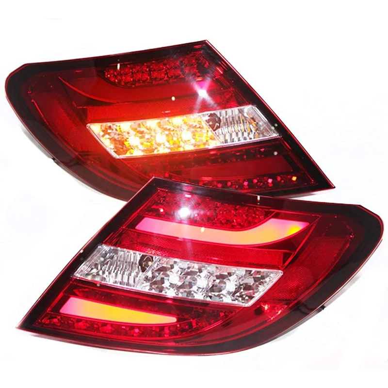 LED Tail Lamp Back Rear Light For Mercedes-Benz C Class W204 Red White Color