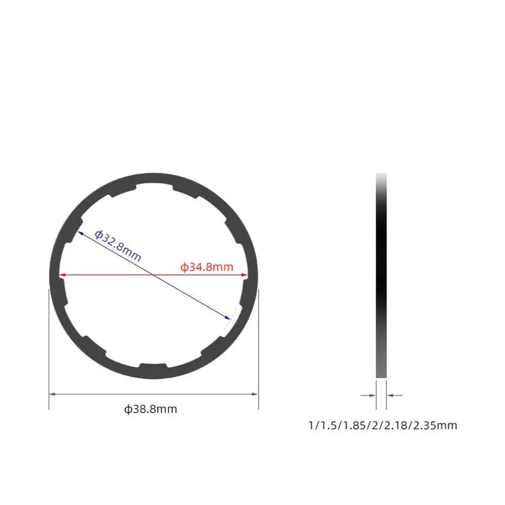 Bike Freehub Washer Bottom Bracket Bicycle Hub Washer Cassette Spacer MTB Bottom Bracket Spacers Flywheel Cassette Gasket