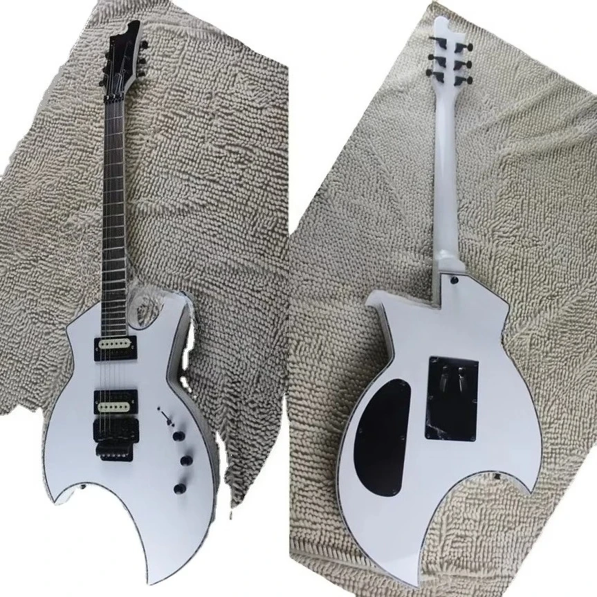 STLF Weifang 6 String Strange Shape Electric Guitar in White Colour