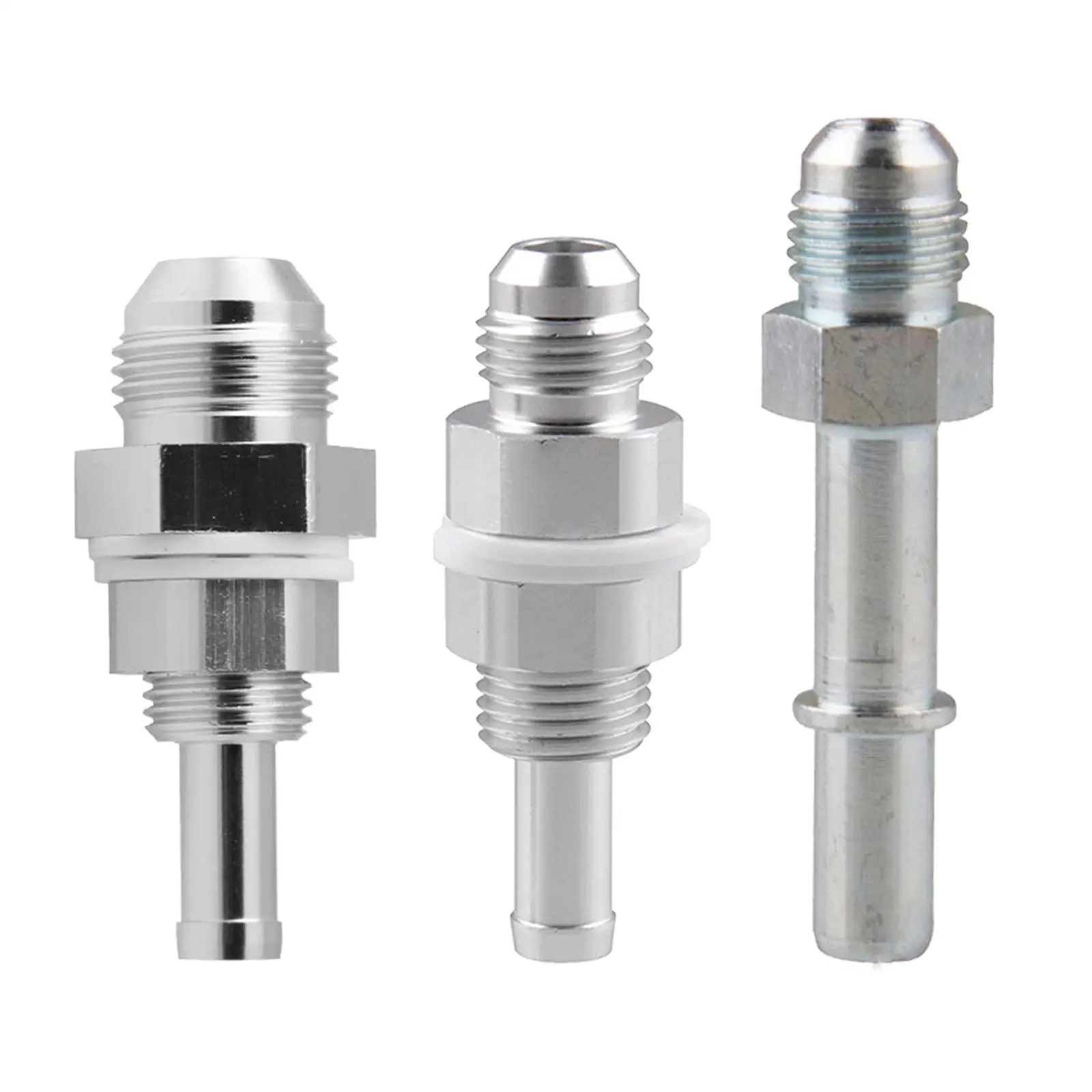 Compact Oil End Fitting Adaptor Precision Machining Silver Anode Surface, Universal