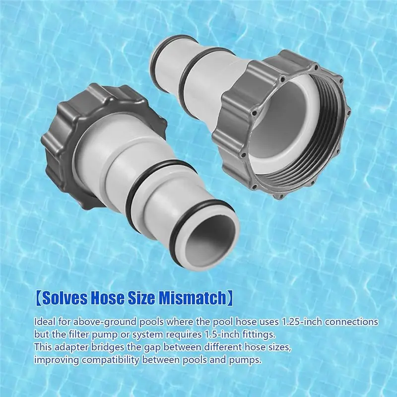 A64T-Pool Hose Adapter A-Conversion Connector 1.5