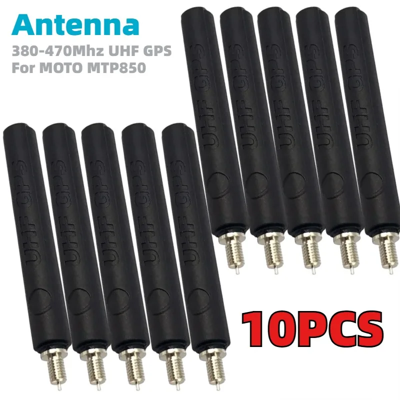 

10pcs 8.7cm UHF 380-470Mhz Whipped GPS High Gain Antenna for MOTOROLA Tetra MTP850 MTP830 MTP810 MTH800 MTH650 CEP400 MTP810EX