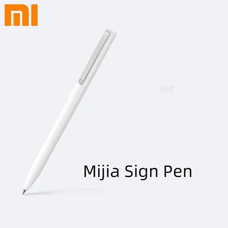 Original Xiaomi Mijia Sign Pen MI Pen 9.5mm Signing Pen Smooth Switzerland Refill MiKuni Japan Ink (Black/Blue) Best Gift