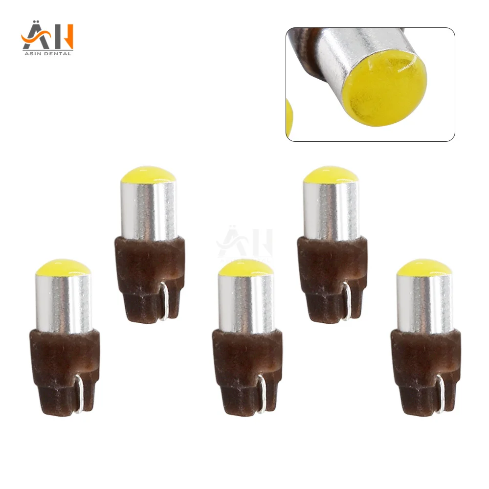 5/10pcs Dental LED Bulb Fiber Optic for High Speed Handpiece Quick Coupler Connector Ultra-High Brightness fit for KAVO