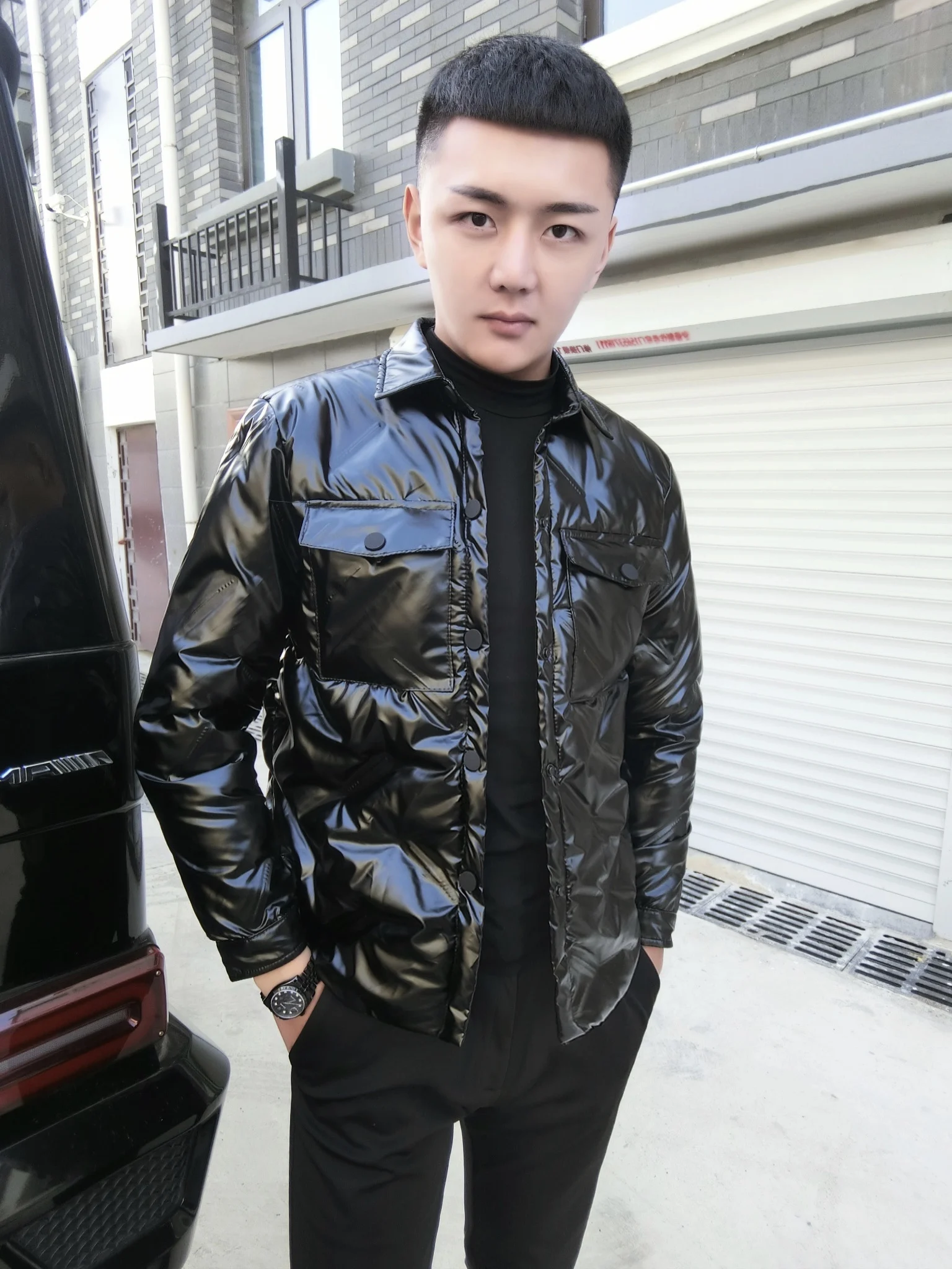 

Мужская зимняя стеганая куртка Royal Baron из хлопка с воротником-стойкой, водонепроницаемая, повседневная, деловая