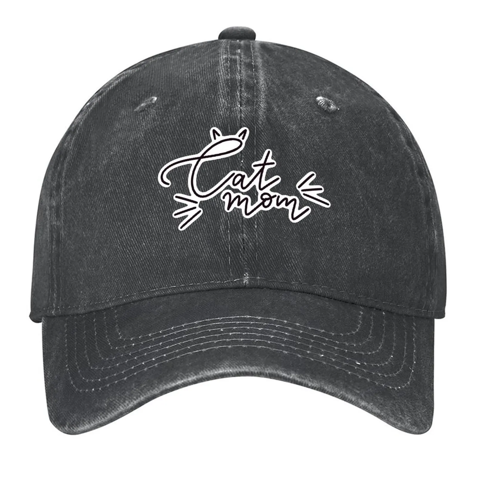 

Cat mom Baseball Cap Beach Outing Rugby Vintage derby hat Baseball For Men Women's