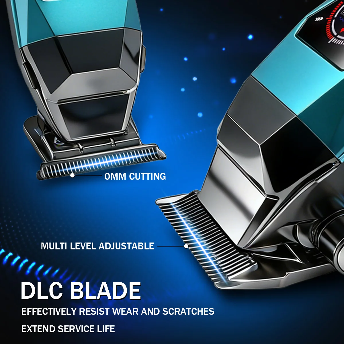 VGR Hair Trimmer Electric Hair Cutting Machine Professional Hair Clippers Cordless Barber Combo LED Trimmer for Men V-877 S2 view 3