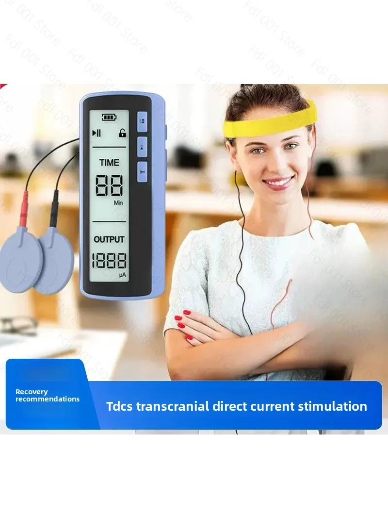 TDCS Transcranial Direct Current Stimulator Relieves Head and Brain Fatigue Helps Concentrate Brain Massager