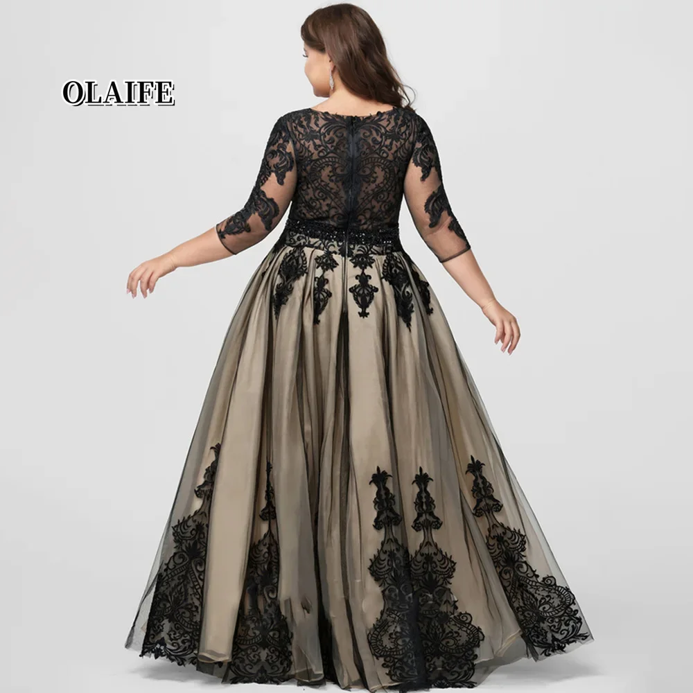 Princess Ball-Gown Evening Dresses Scoop Neck Party Dresses Tulle Formal Dresses Beading Vestidos De Fiesta فساتين السهرة