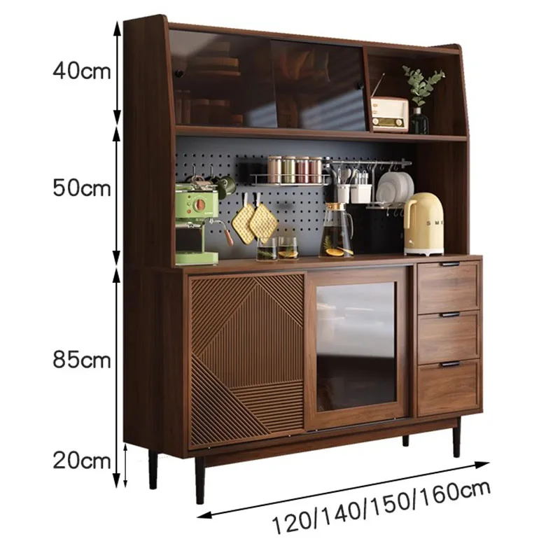 Retro Wood Living Room Cabinets Behind Sofa Luxury Drawers Storage Living Room Cabinets Modern French Vitrine Furniture Home